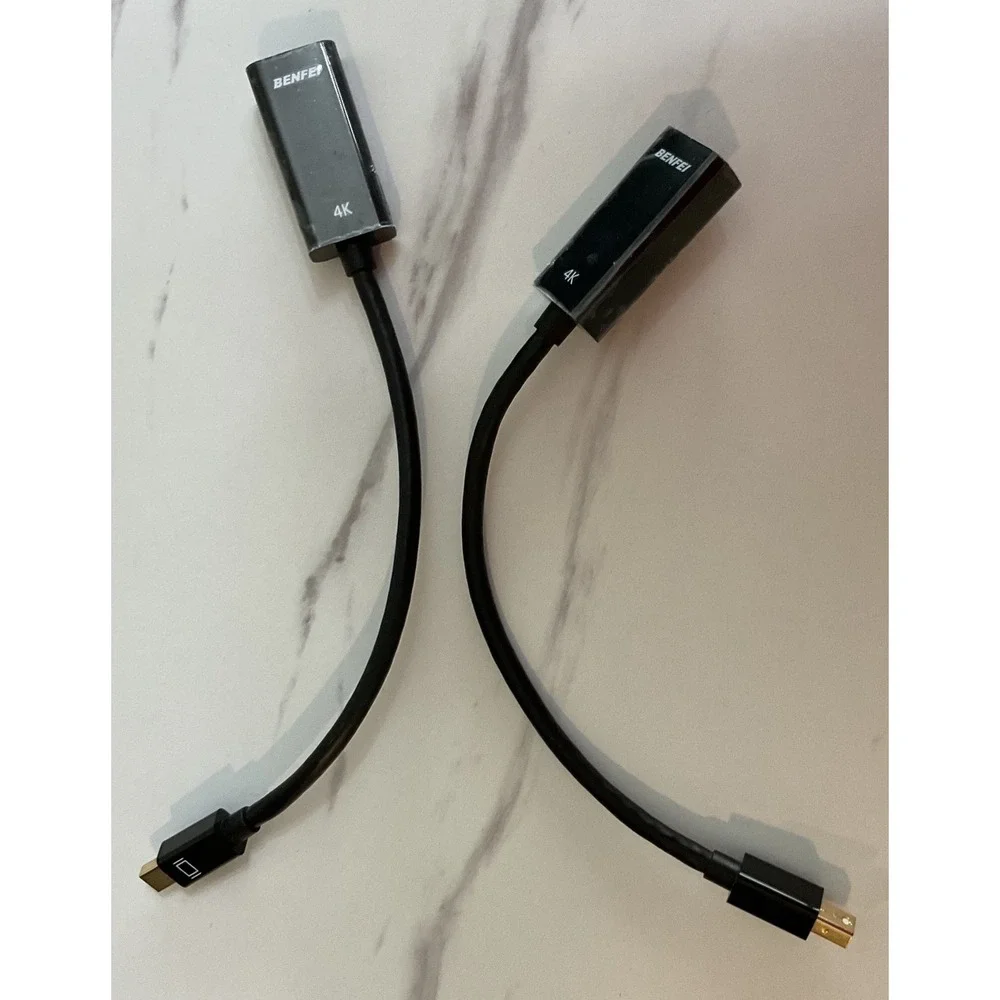 2 Pack Benfei 4K Mini DisplayPort to HDMI Adapter Black 000180black Thunderbolt